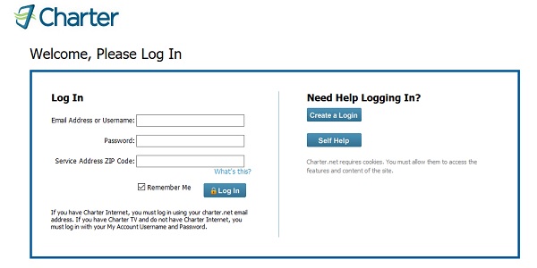 charter spectrum login