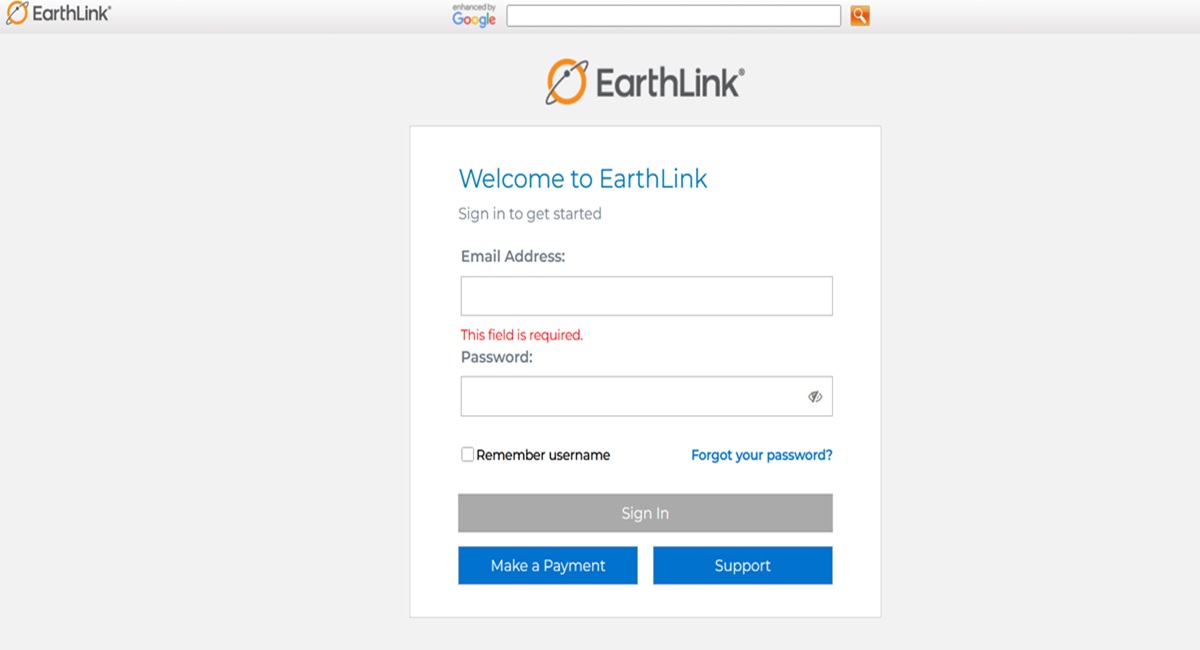earthlink webmail login