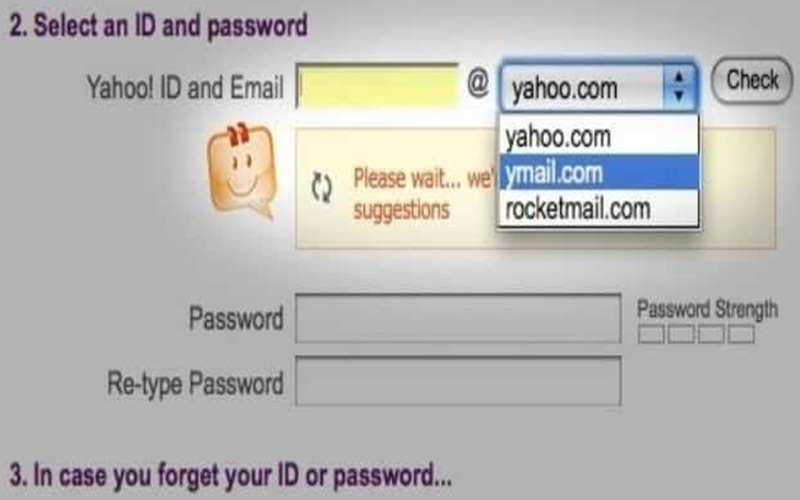 ymail login